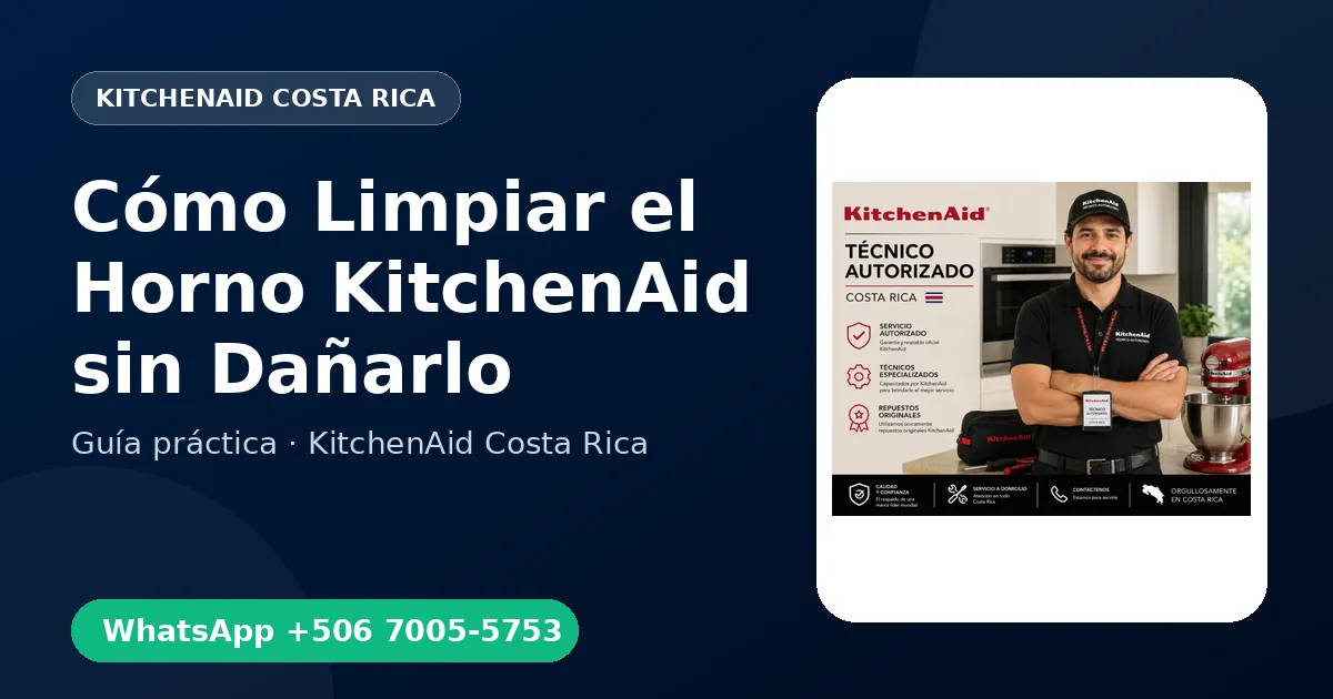Cómo Limpiar el Horno KitchenAid sin Dañarlo