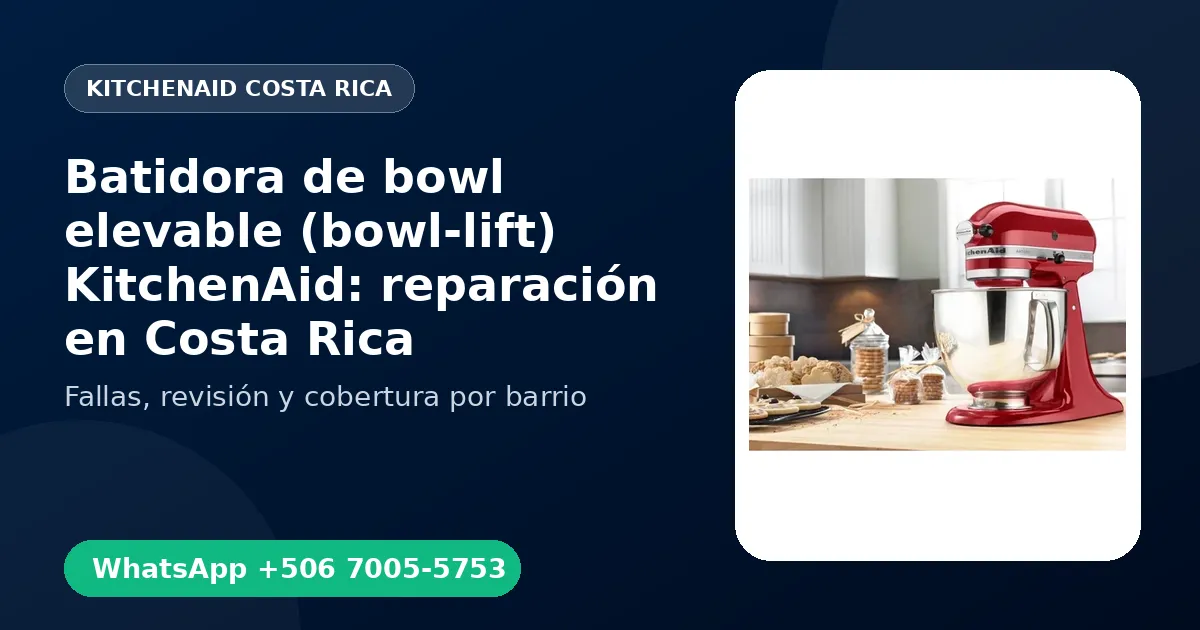 Batidora de bowl elevable (bowl-lift) KitchenAid en Hatillo