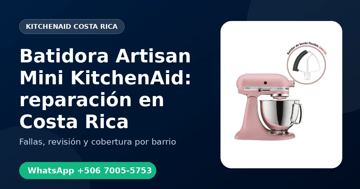Batidora Artisan Mini KitchenAid en Alajuela
