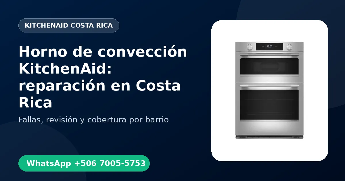 Horno de convección KitchenAid en Jacó