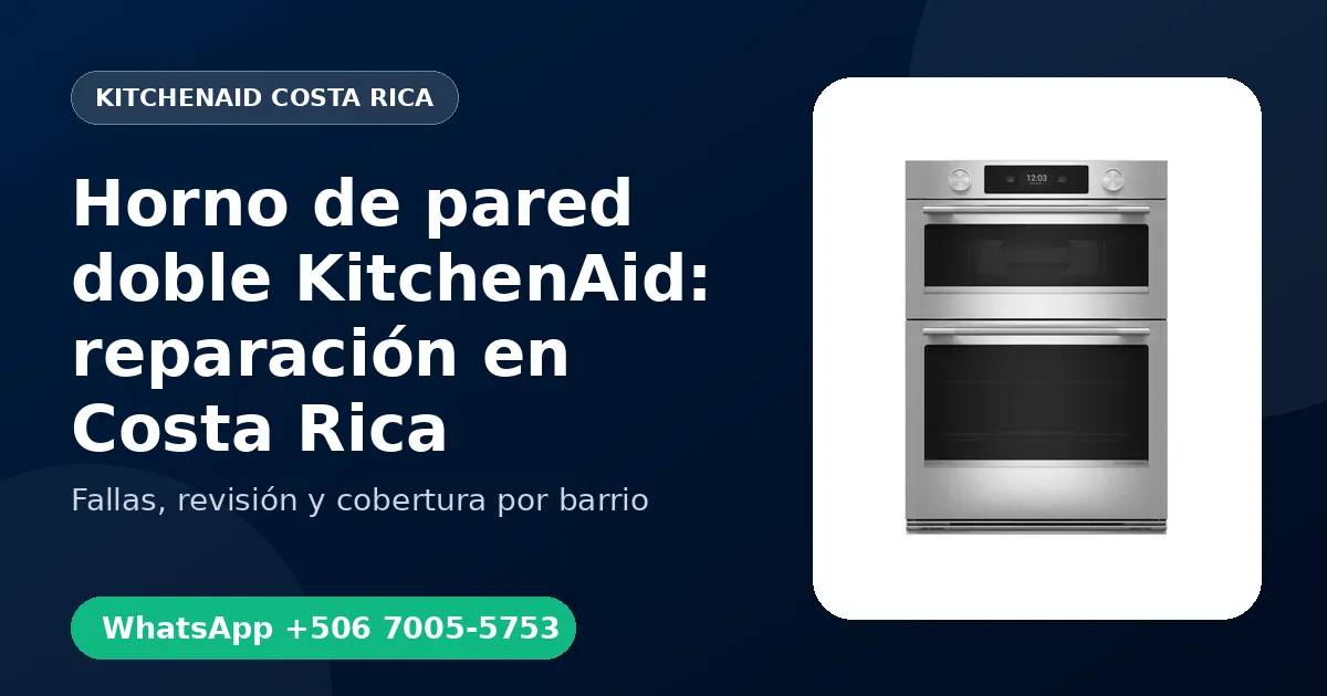 Horno de pared doble KitchenAid en Hatillo