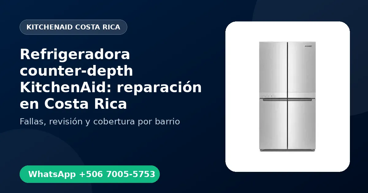 Refrigeradora counter-depth KitchenAid en Goicoechea