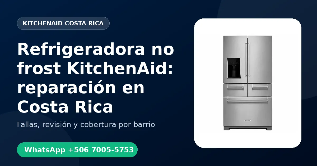 Refrigeradora no frost KitchenAid en Moravia