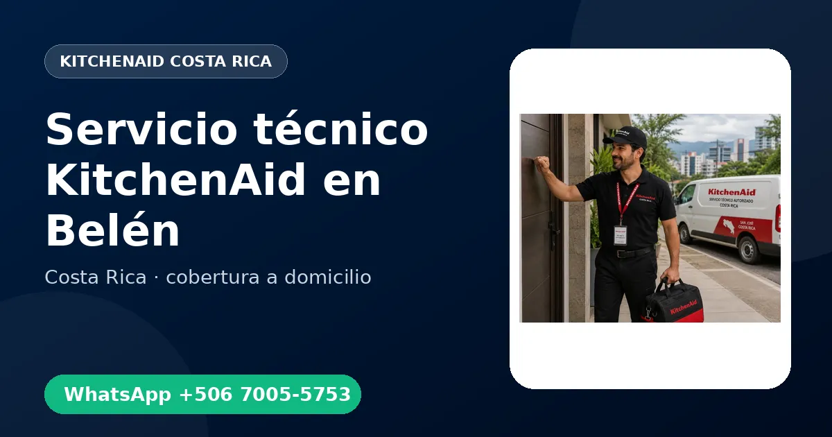 Técnico a domicilio KitchenAid en Belén