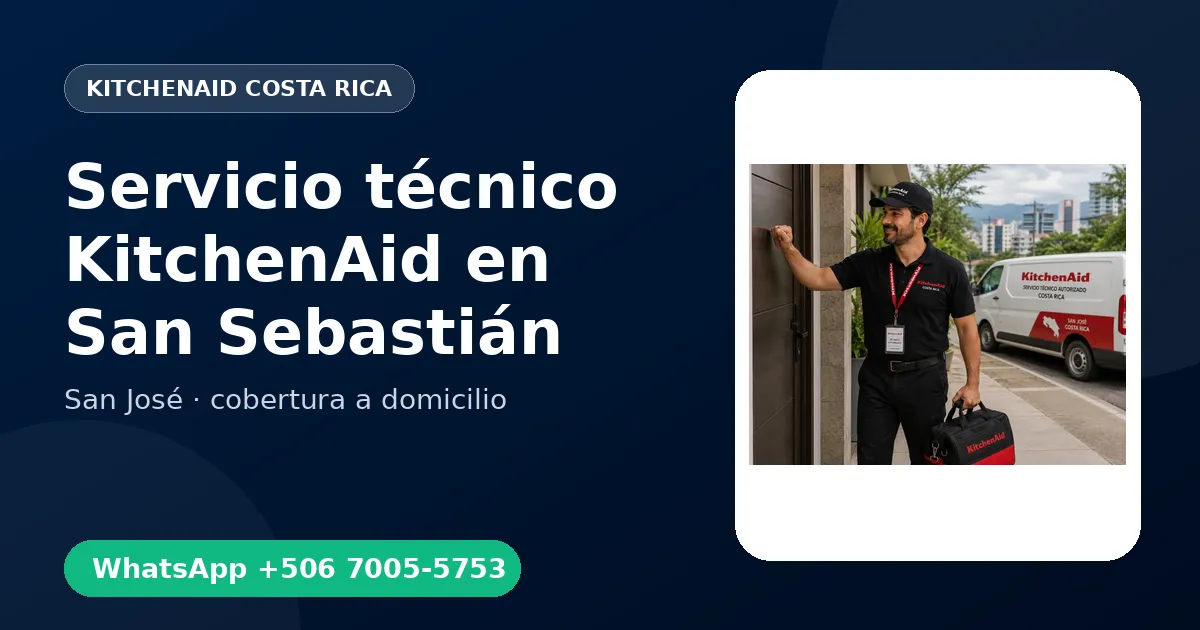 Técnico a domicilio KitchenAid en San Sebastián