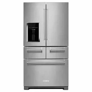 Refrigeradora KitchenAid French Door con dispensador, línea que reparamos en Costa Rica